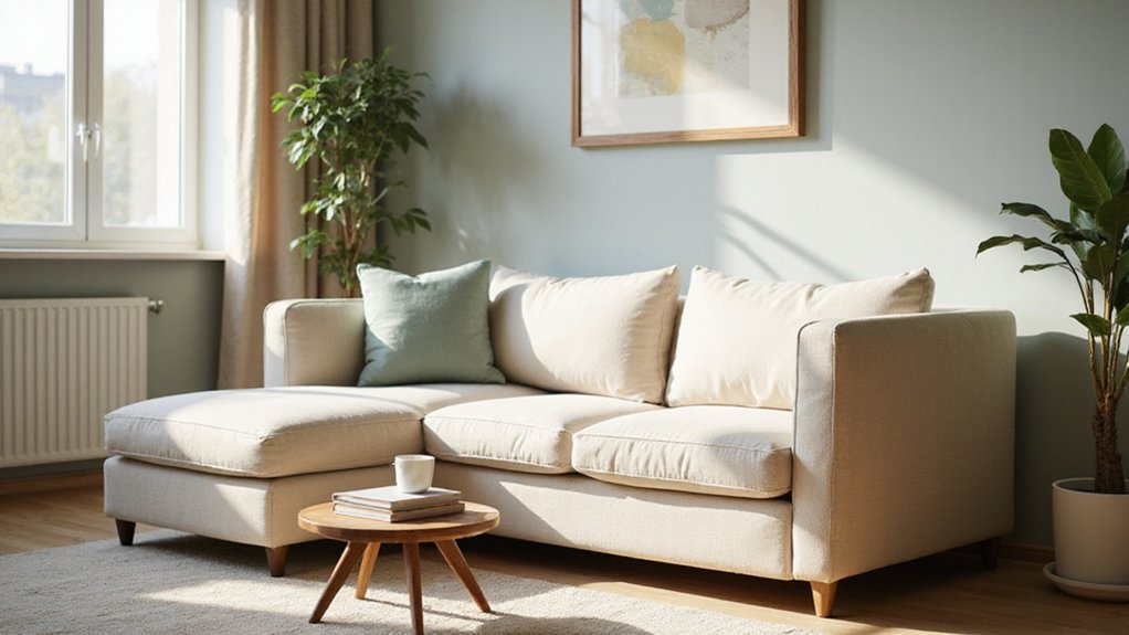 affordable small space sofas