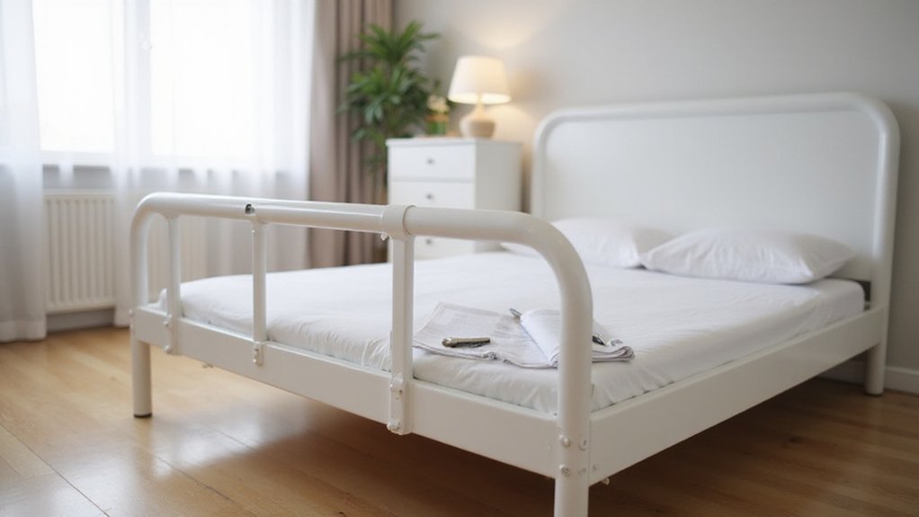 assembling bed rails easily