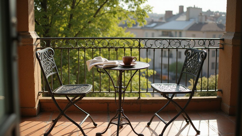 charming patio bistro sets