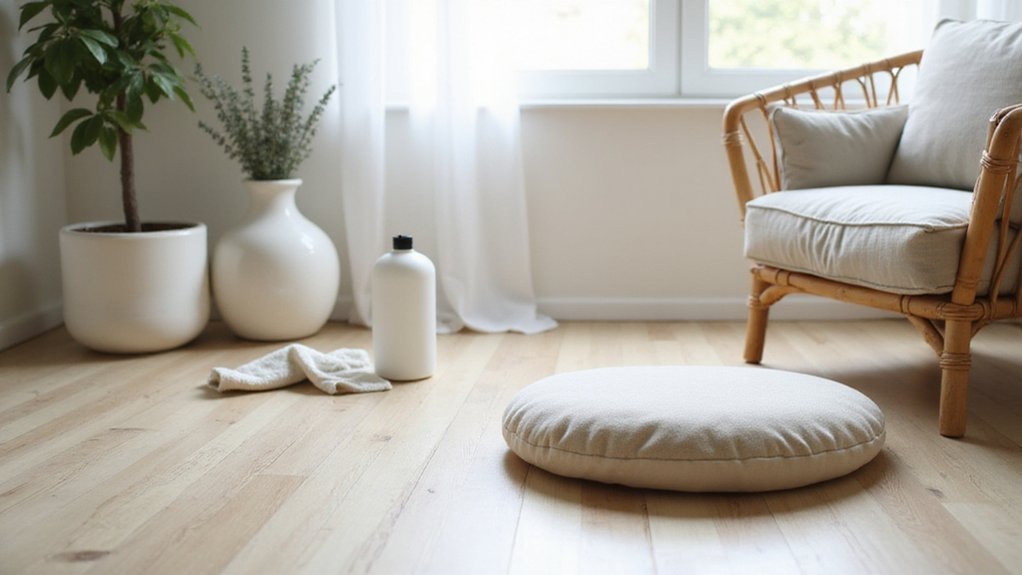 cleaning paper cushion safely