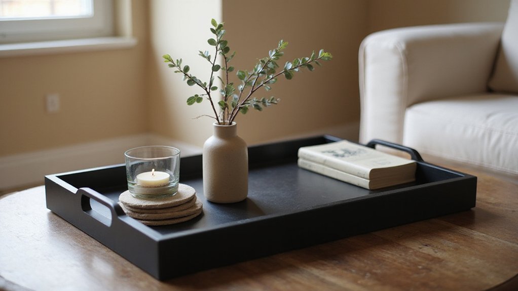 How to Style a Tray on a Coffee Table: Simple Decorating Tips