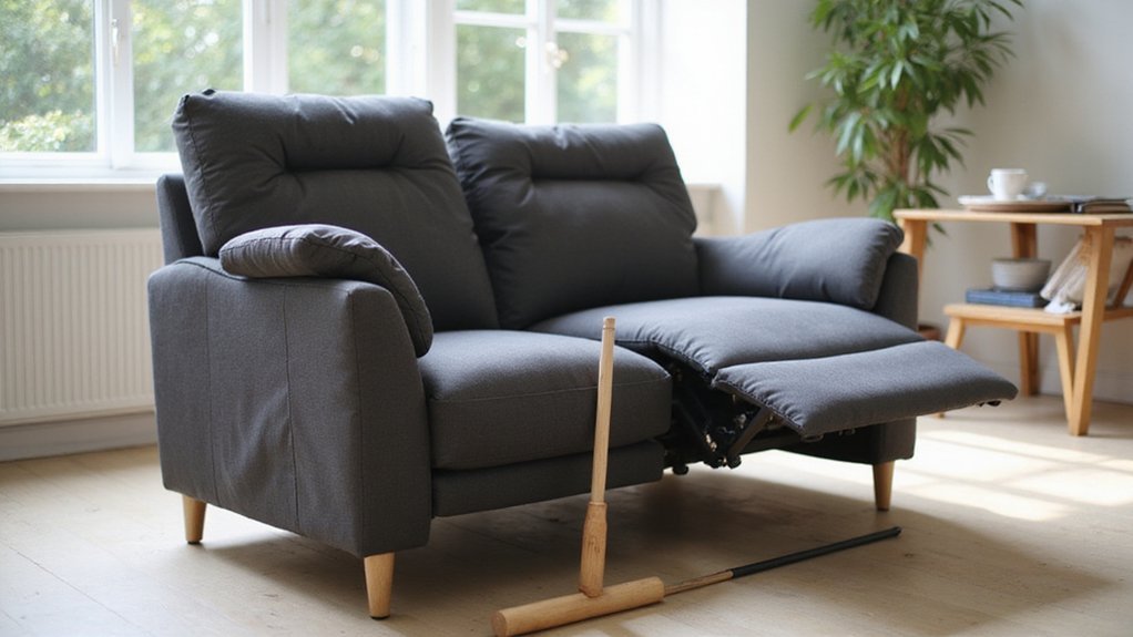 disassemble recliner sofa easily