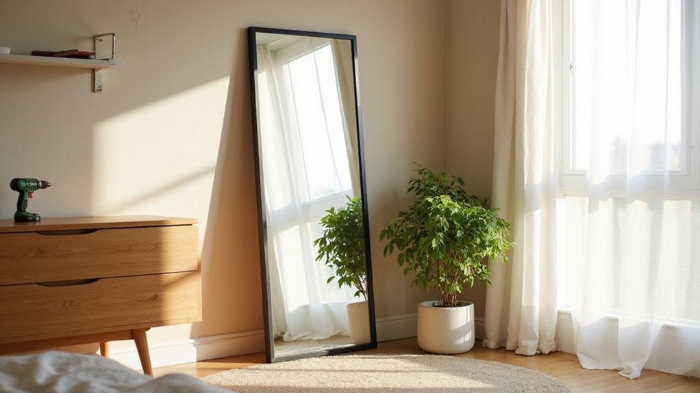 hanging dresser mirror instructions