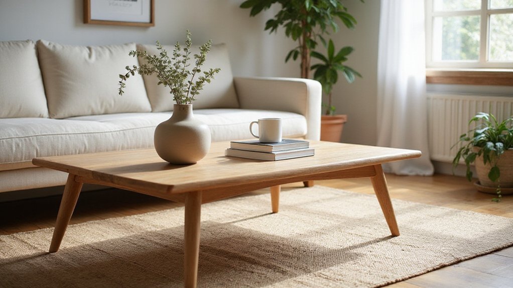 ideal coffee sofa distance