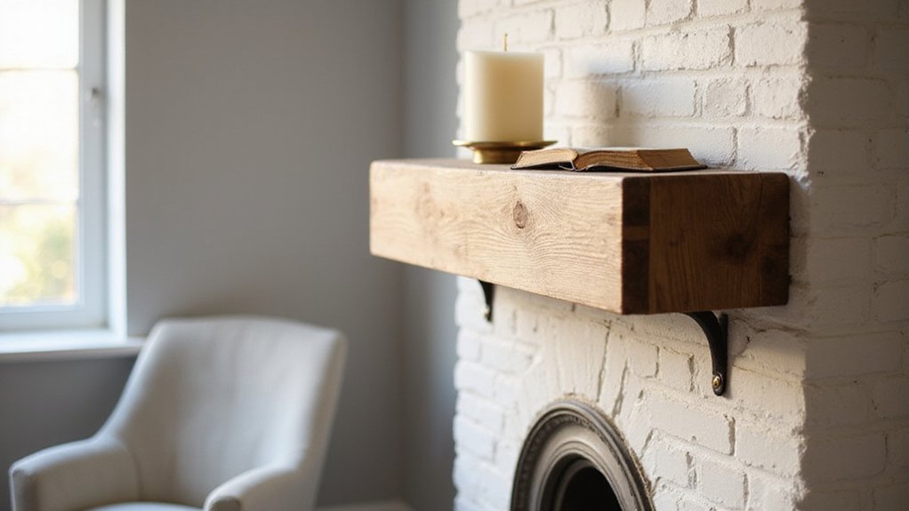 installing fireplace mantel steps