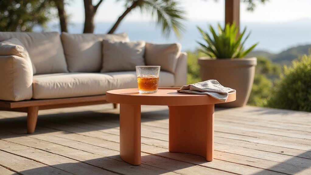 patio tables for vacation feel