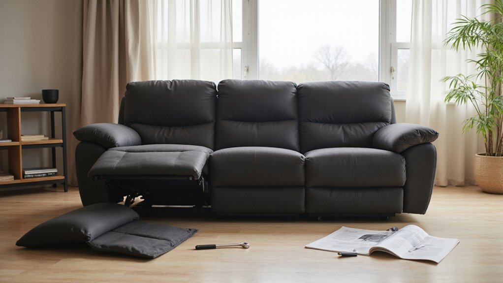 recliner sofa assembly instructions