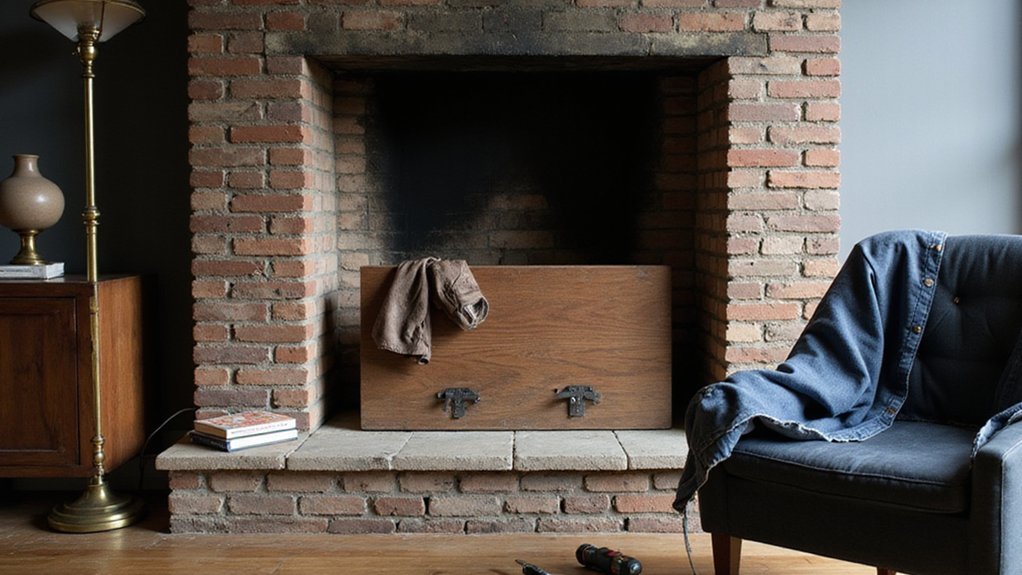 remove fireplace mantel easily