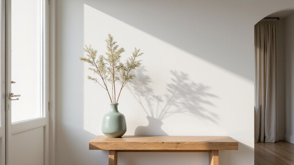 stylish console table decor