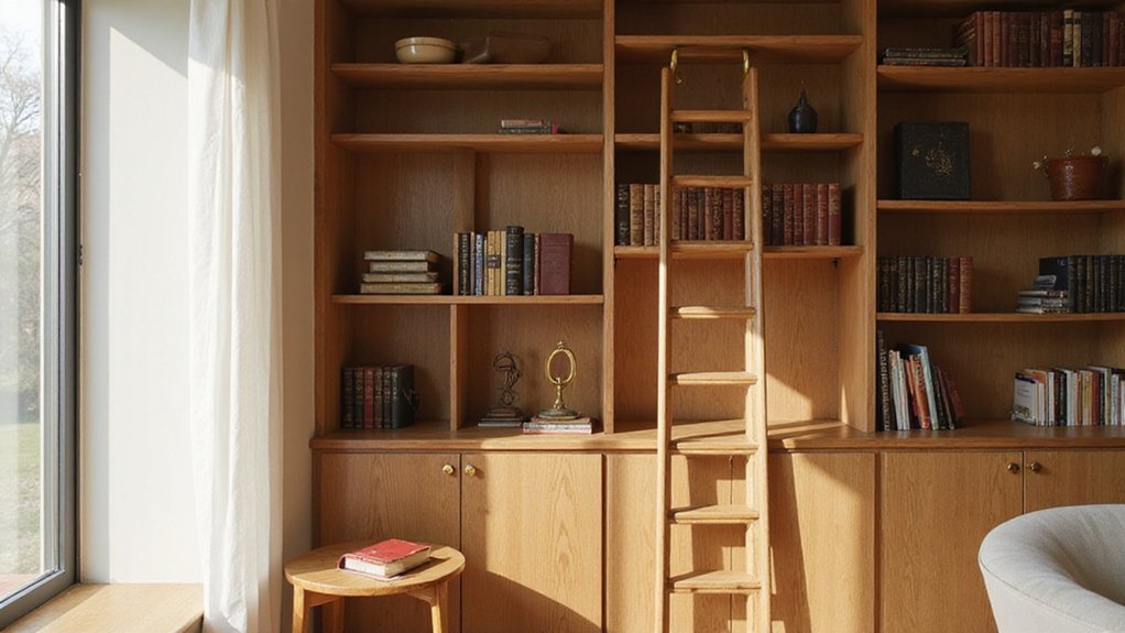 top ladders for shelves