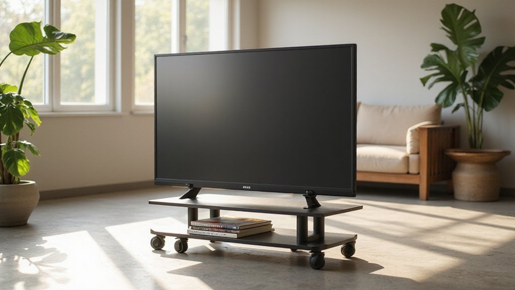 top tv rolling stands